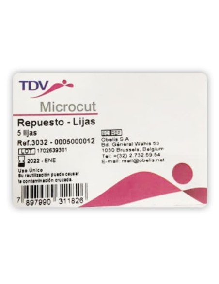 Microcut TDV repuesto lijas 5 uds